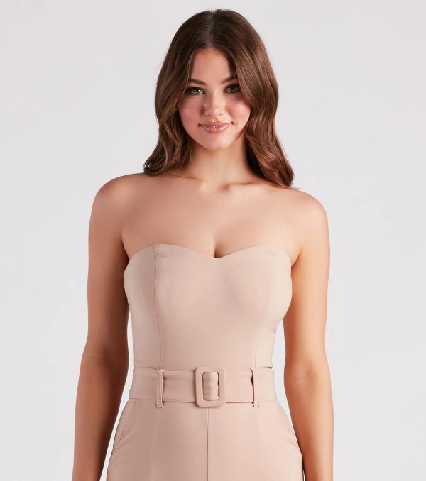 Sophiscated Chic Belted Jumpsuit - Image 4
