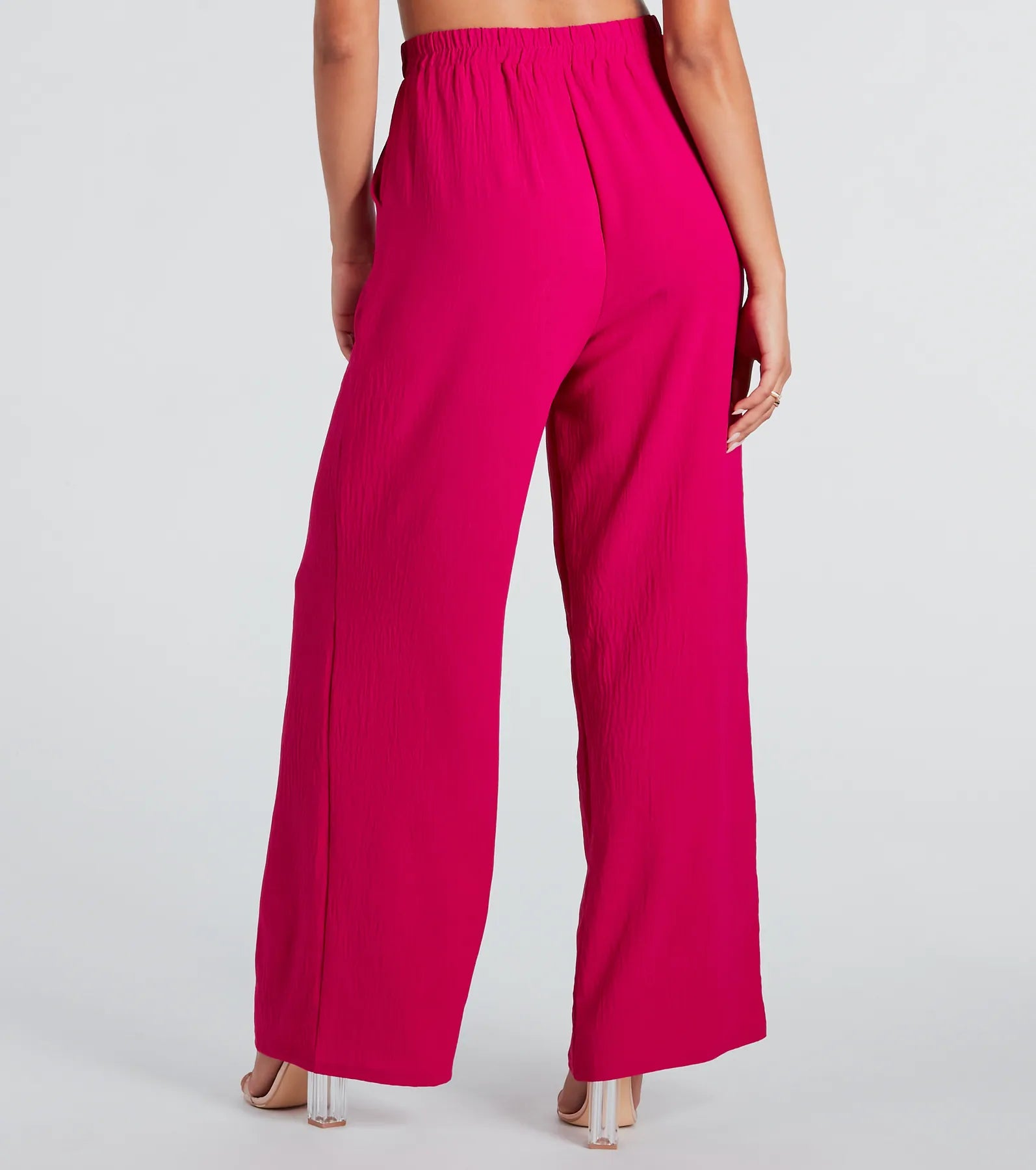 Sunny Vibes Woven Wide-Leg Pants - Image 3