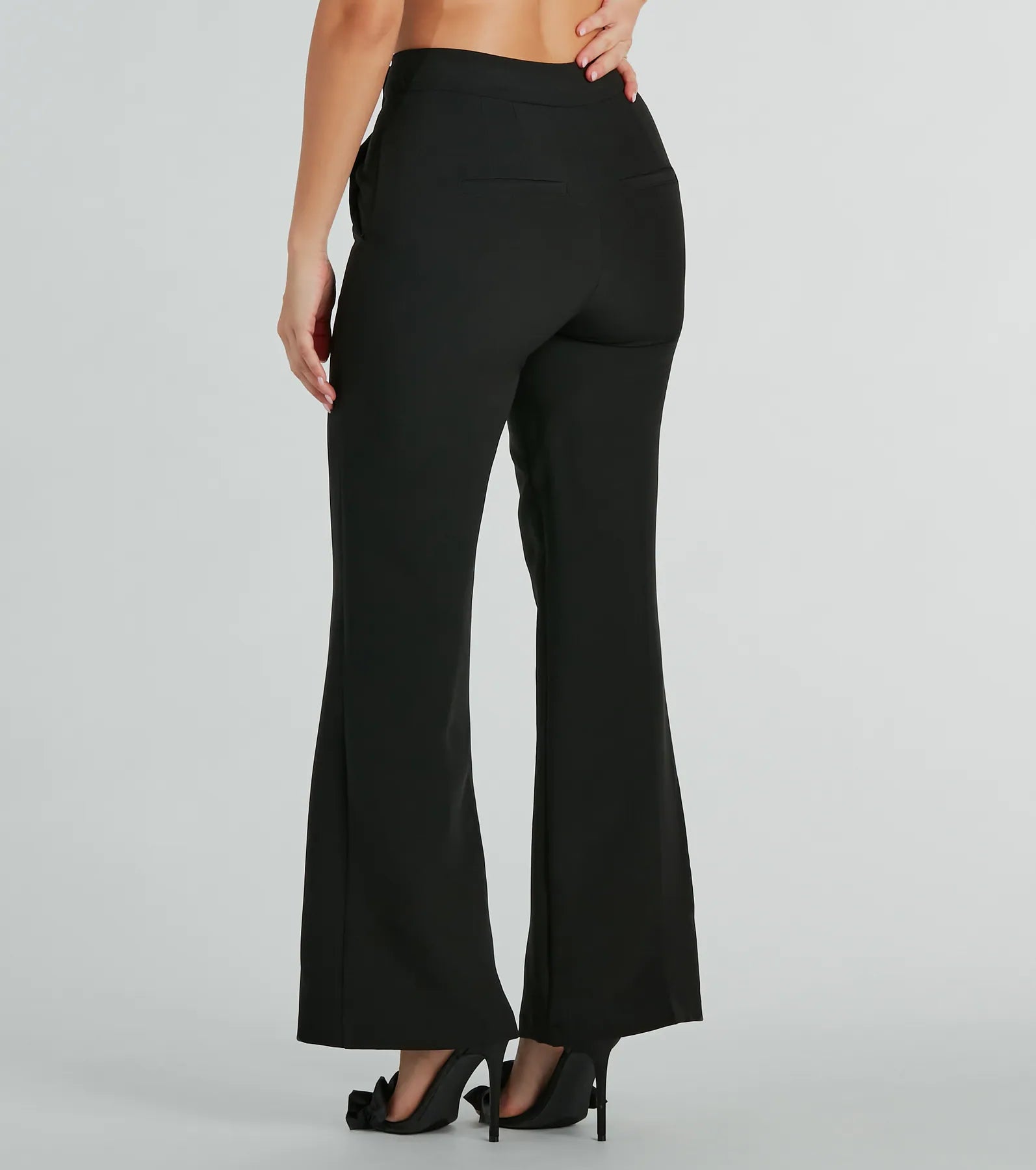 Perfectly Chic High Waist Straight-Leg Trouser Pants - Image 6