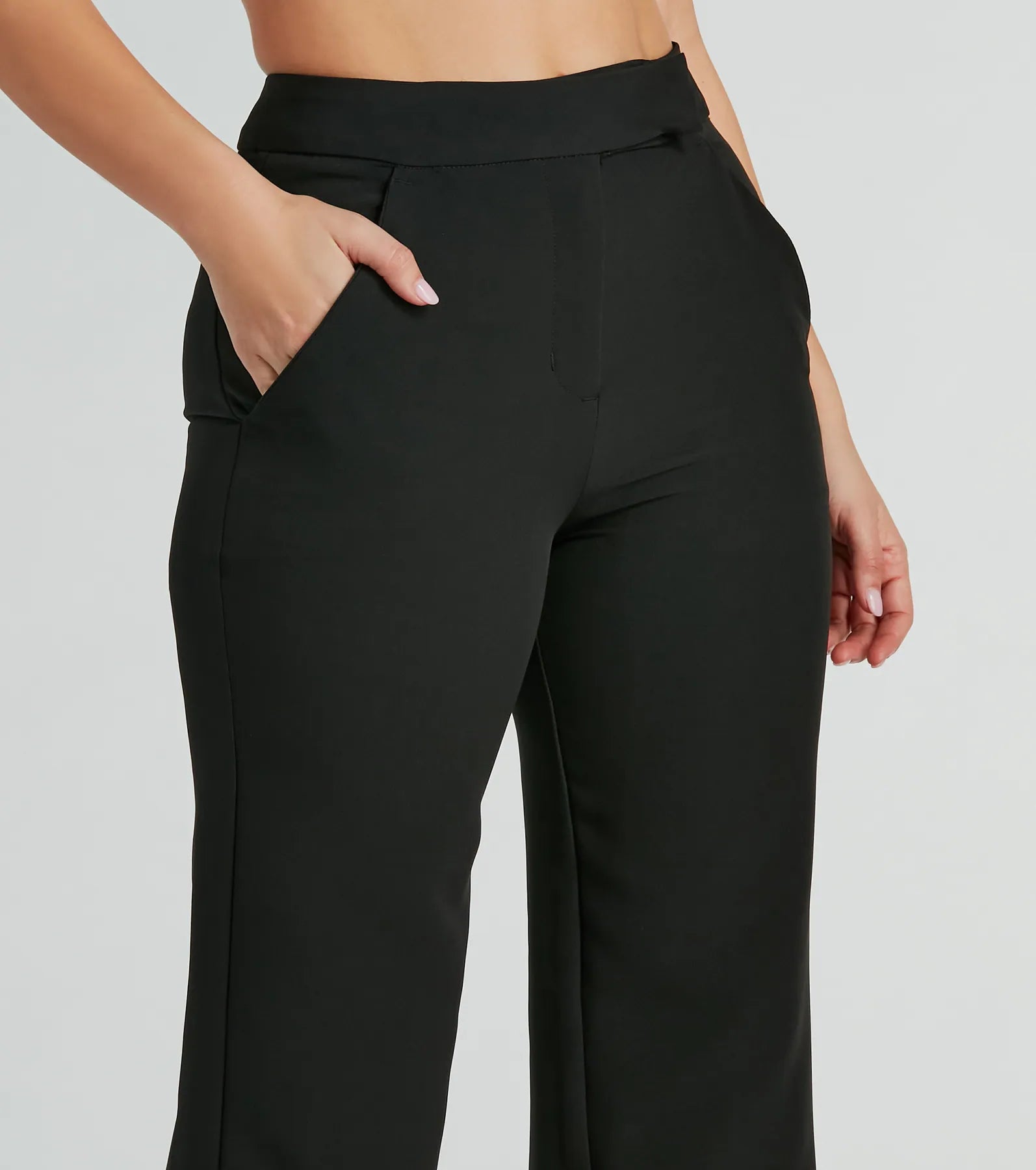 Perfectly Chic High Waist Straight-Leg Trouser Pants - Image 8