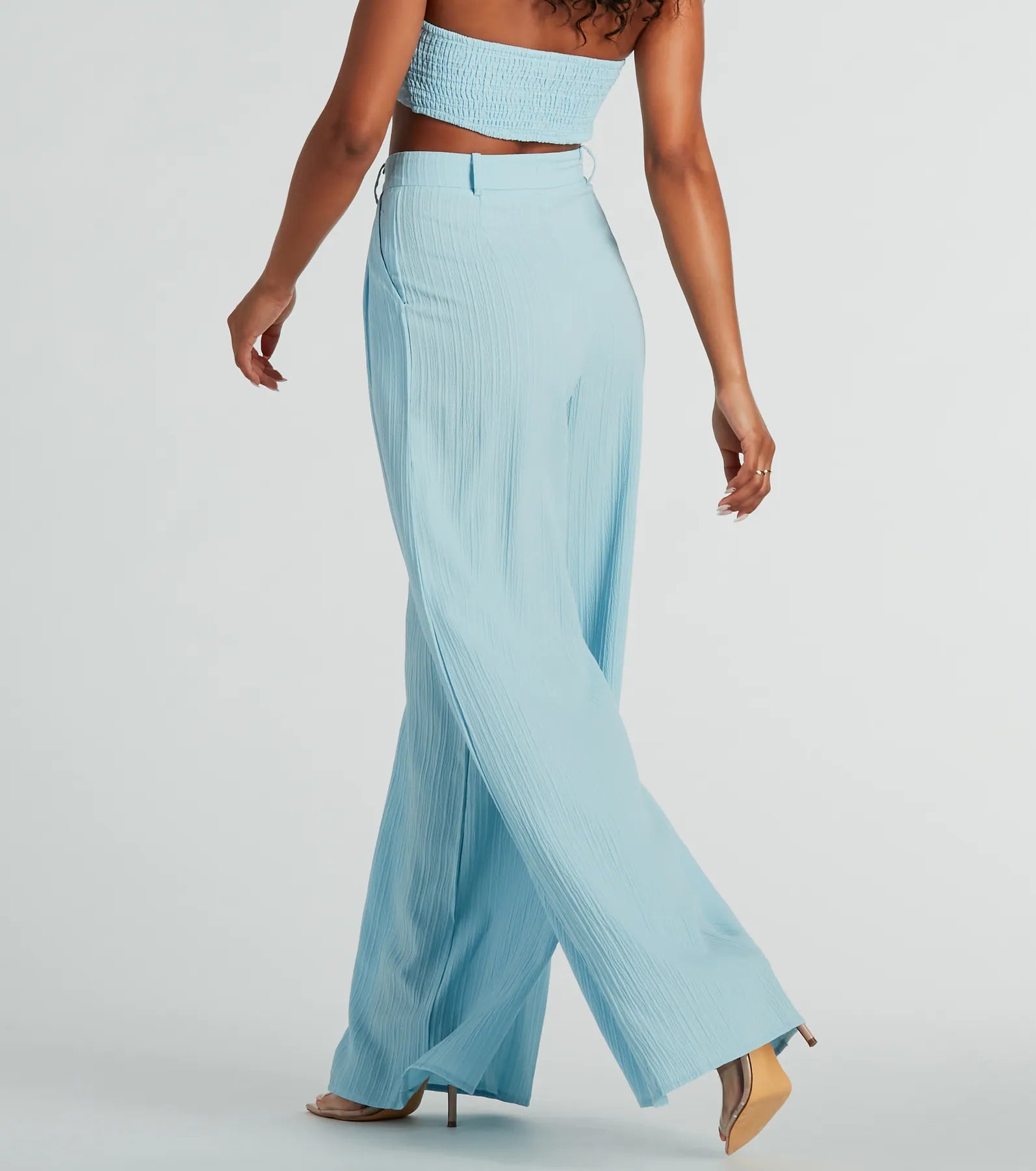 Endless Vacay High Rise Wide-Leg Trouser Pants - Image 10