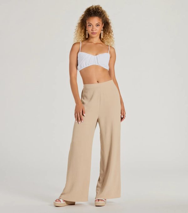 Call The Shots High-Rise Wide-Leg Pants - Image 2