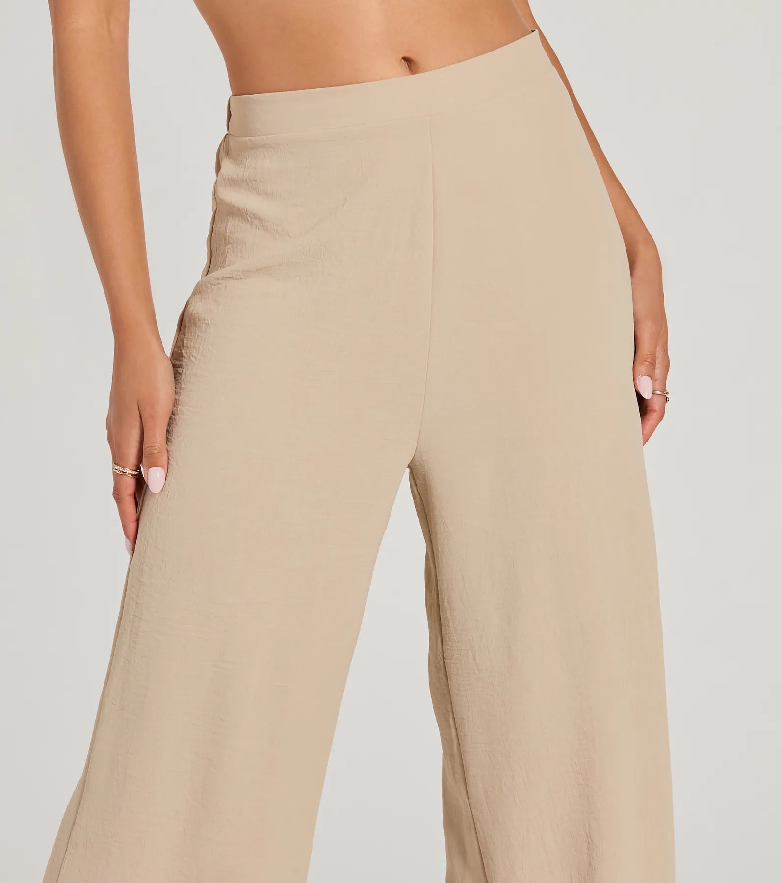 Call The Shots High-Rise Wide-Leg Pants - Image 4