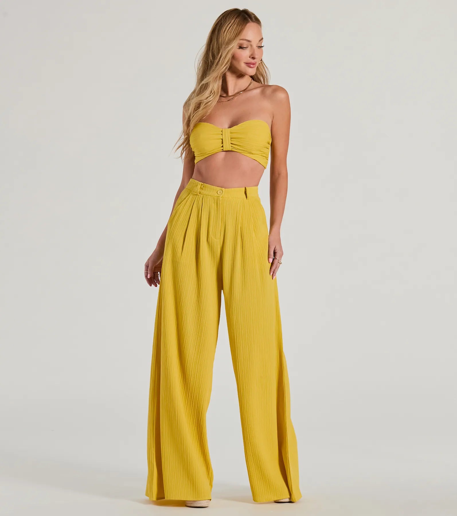 Endless Vacay High Rise Wide-Leg Trouser Pants - Image 5
