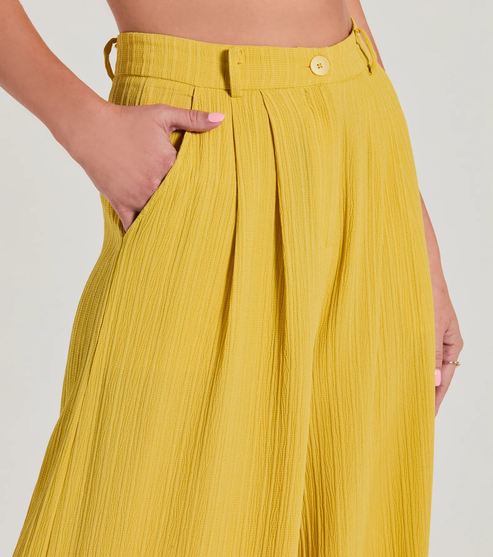 Endless Vacay High Rise Wide-Leg Trouser Pants - Image 7