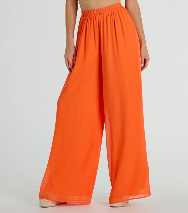 Gorgeous Allure Chiffon Palazzo Pants - Image 2