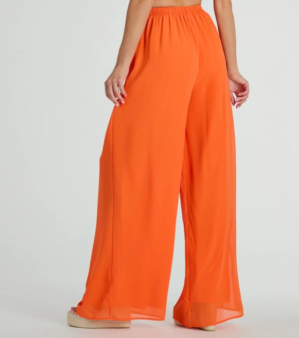 Gorgeous Allure Chiffon Palazzo Pants - Image 3