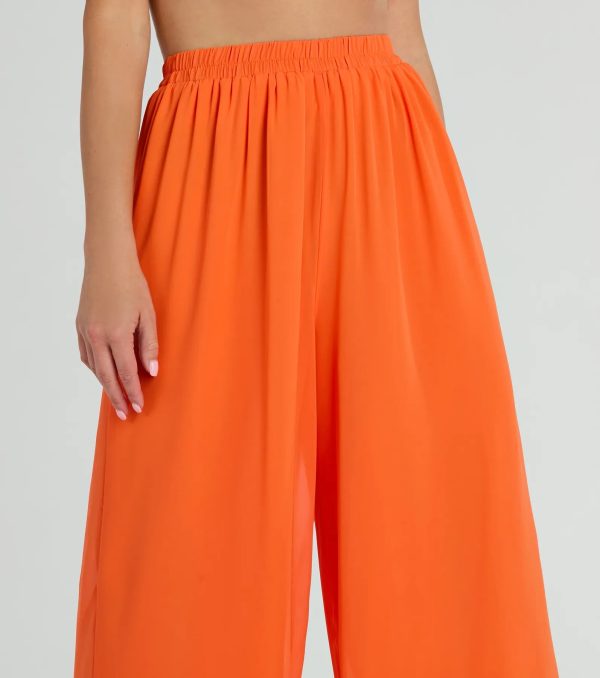 Gorgeous Allure Chiffon Palazzo Pants - Image 4