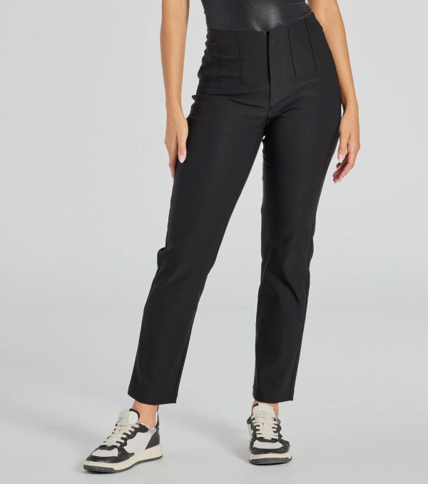 Simple Yet Chic Pintuck Trouser Pants - Image 4