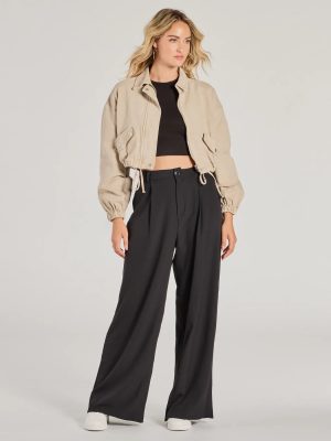 Posh Play High Rise Wide Leg Trouser Pants