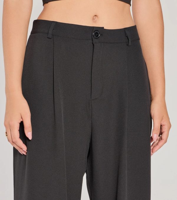 Posh Play High Rise Wide Leg Trouser Pants - Image 4