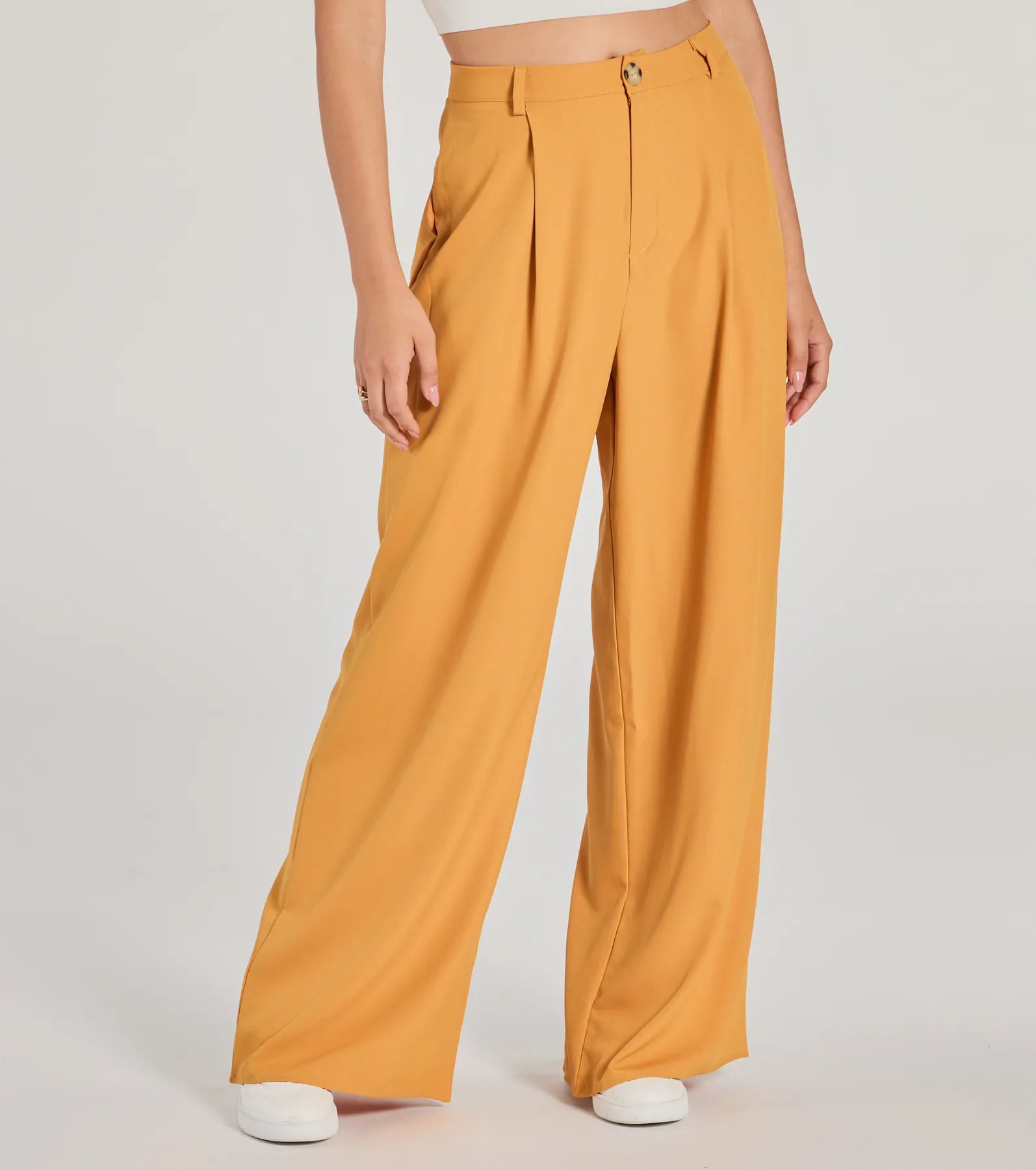 Posh Play High Rise Wide Leg Trouser Pants - Image 8