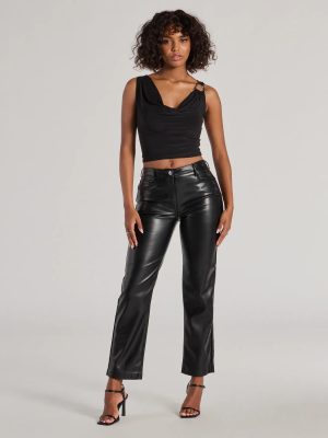Ready For Glam Faux Leather Pants