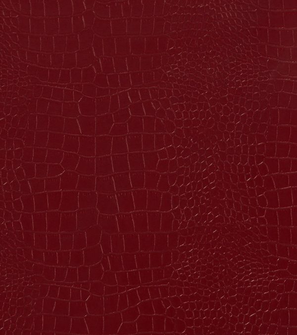 Chic Babe Faux Leather Croc-Embossed Wide-Leg Pants - Image 3