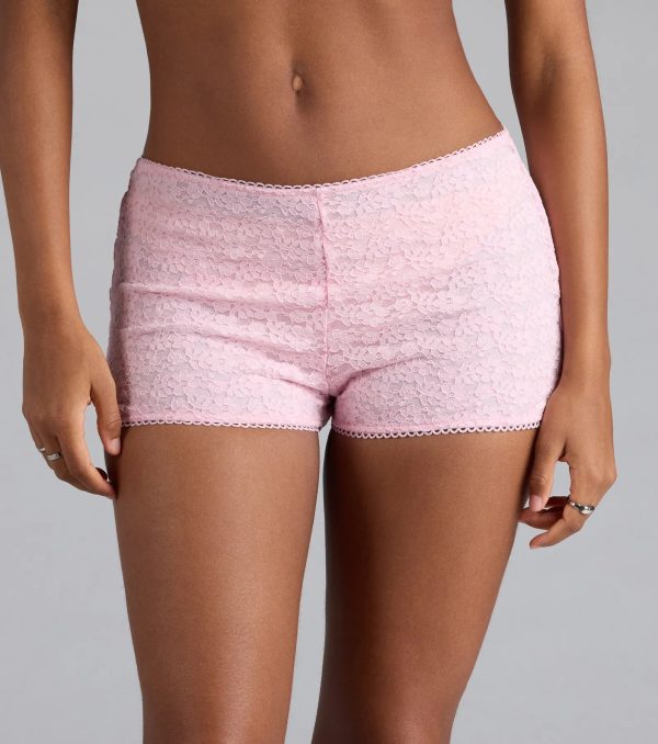 Flirty And Fab Lace Hot Shorts - Image 3