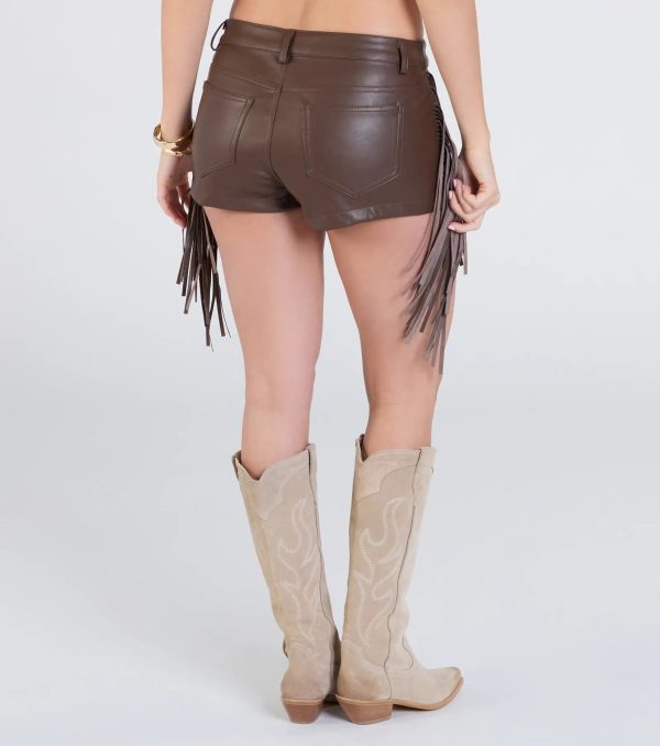Let's Ride Fringe Hot Shorts - Image 3