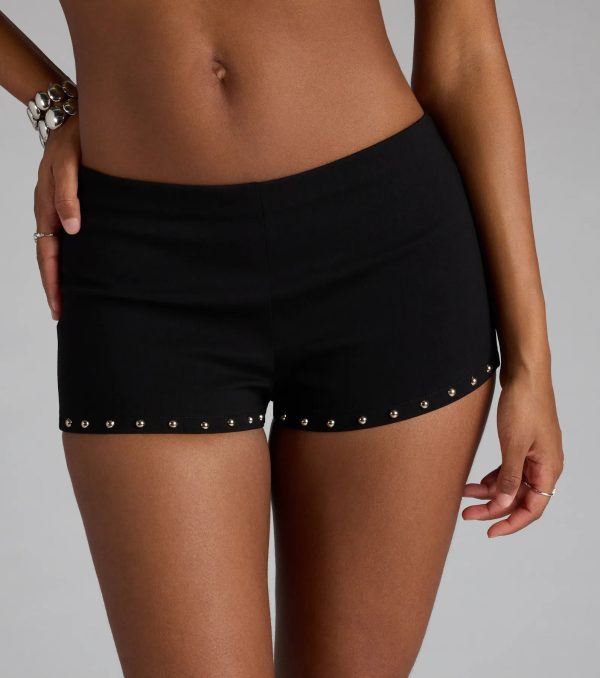 Iconic 'Fit Studded Hot Shorts - Image 3