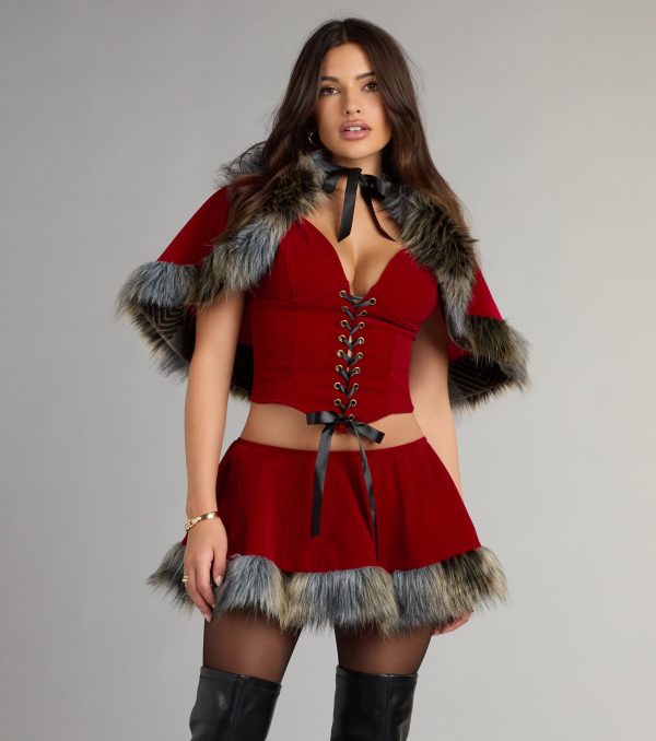 Little Red Mini Skort - Image 4