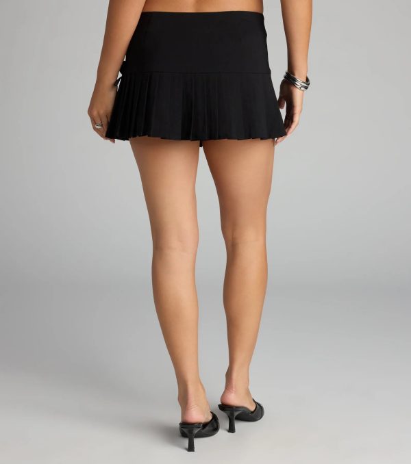 Serving Sweetness Pleated Mini Skort - Image 2