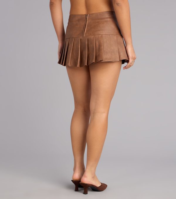 Bold Agenda Pleated Skort - Image 2
