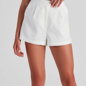 Chic And Elevated Trouser Shorts