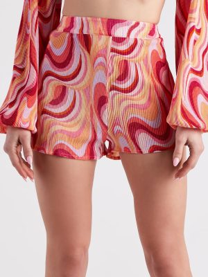 So Retro Swirl Print Shorts