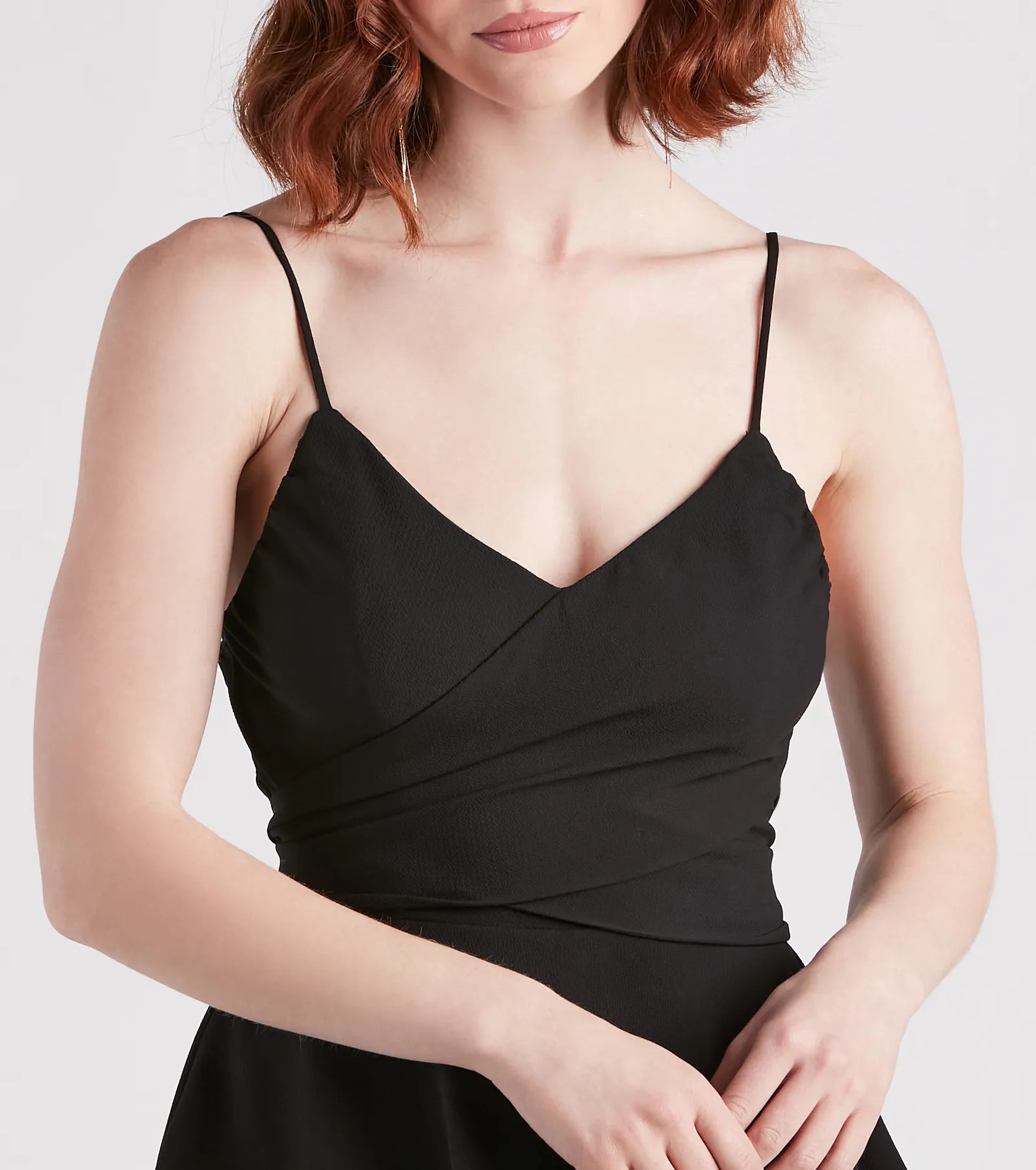 Aren't I Grand Crepe Chiffon Romper - Image 8