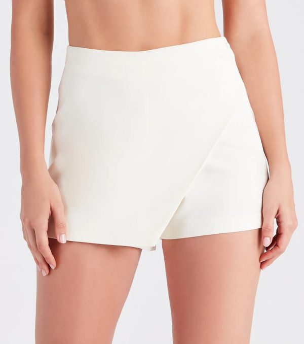 Business-Chic Envelope Skort - Image 5
