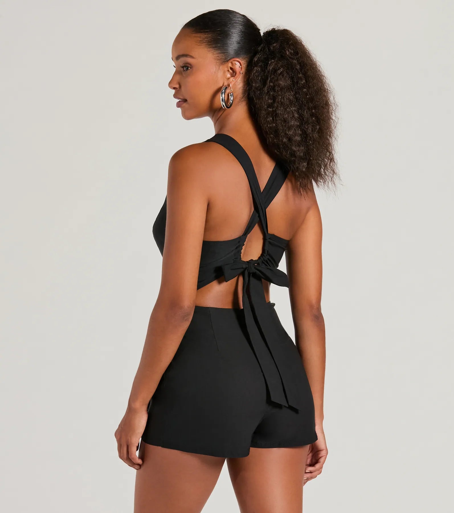 Fresh Summer Vibes Wrap-Front Romper - Image 2