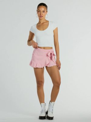 Days For Play High-Rise Ruffle Mini Skort