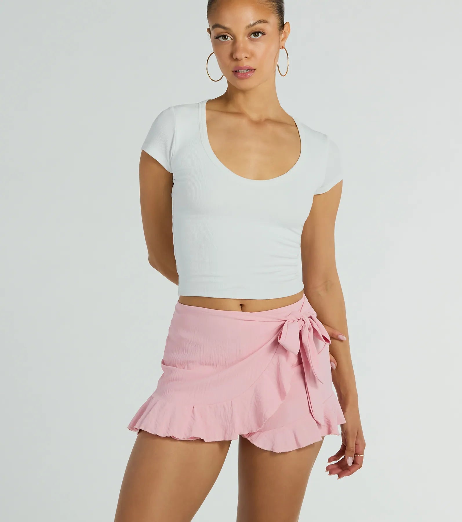 Days For Play High-Rise Ruffle Mini Skort - Image 4