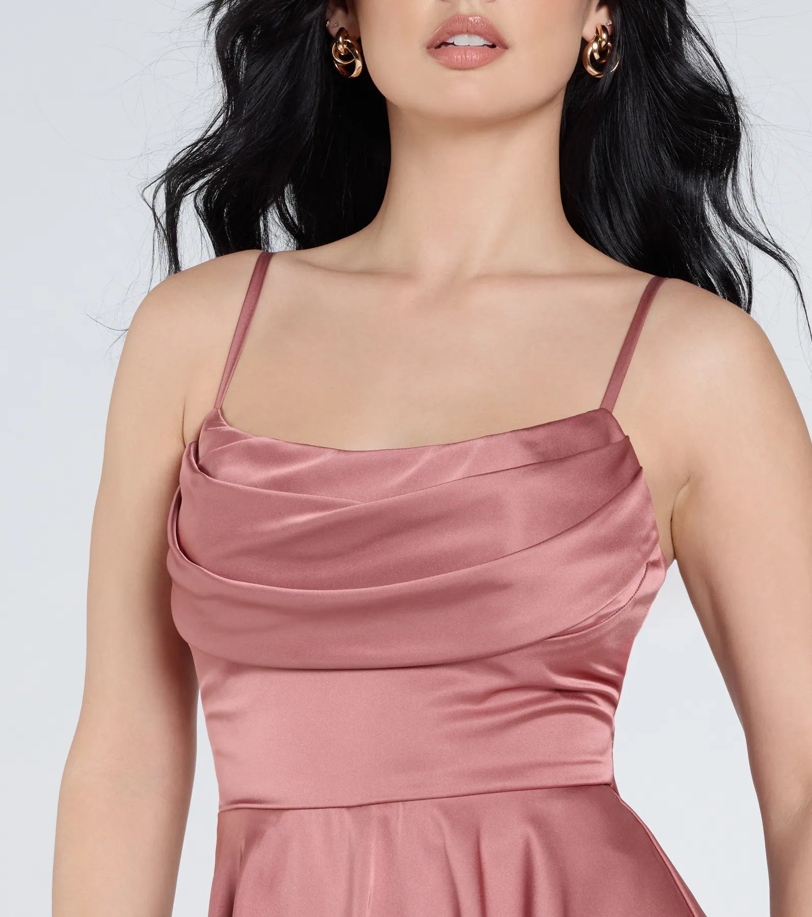 Adorable Allure Satin Skater Romper - Image 4