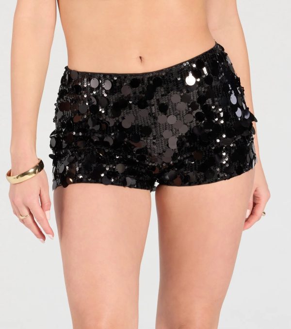 In The Groove Sequin Hot Shorts - Image 4