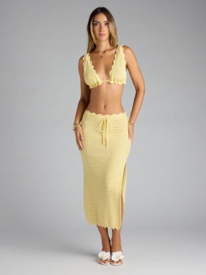 Sweet Like Summer Crochet Maxi Skirt