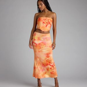 Perfect Symphony Floral Maxi Skirt