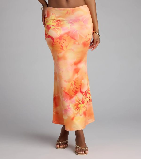 Perfect Symphony Floral Maxi Skirt - Image 4