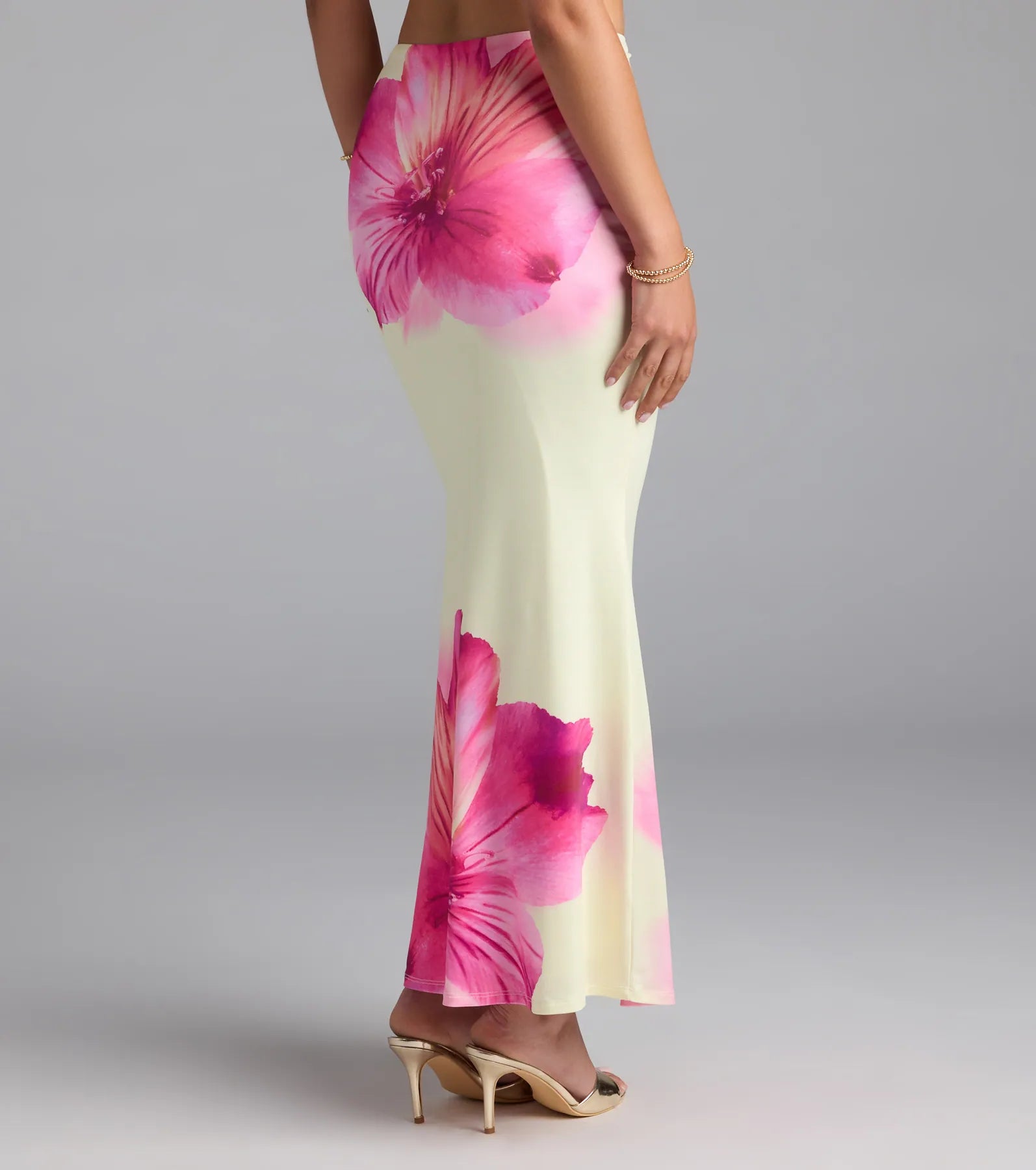 Sandy Shores Tropical Floral Maxi Skirt - Image 2