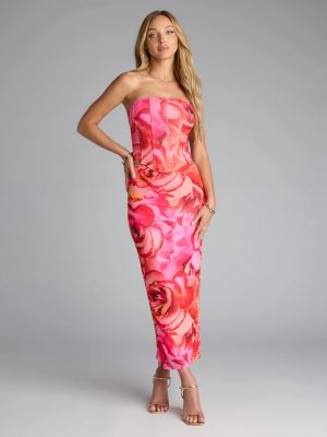 She Came to Slay Floral Maxi Skirt