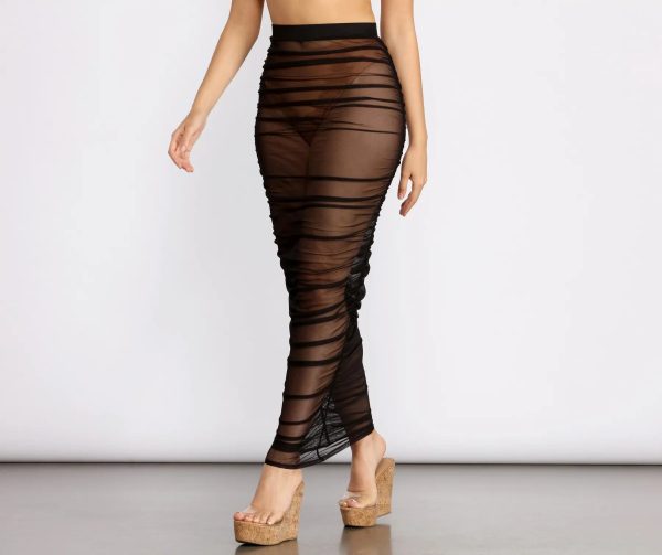 Ruched To The Maxi Skirt - Image 3