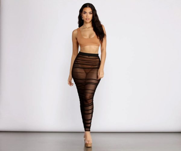 Ruched To The Maxi Skirt - Image 5