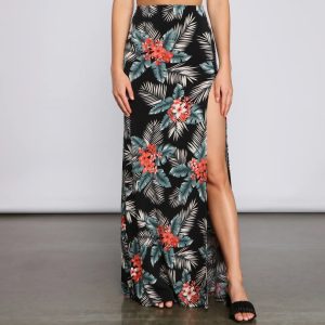 Pretty In Paradise Maxi Skirt