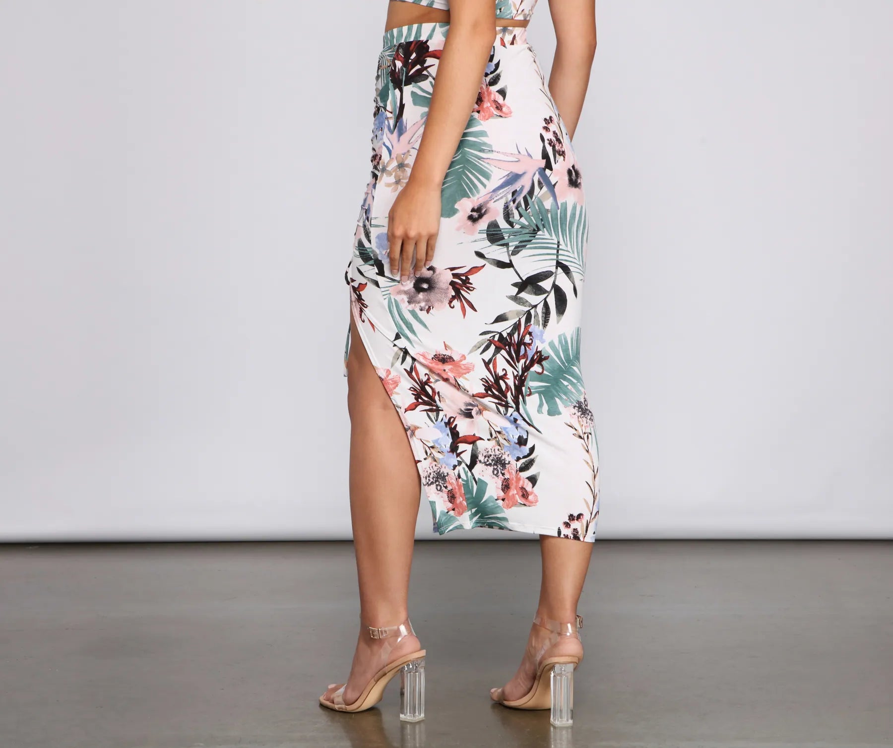 Vacay Beauty Floral Maxi Skirt - Image 2