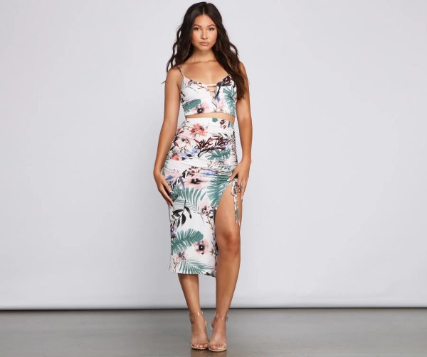Vacay Beauty Floral Maxi Skirt - Image 3