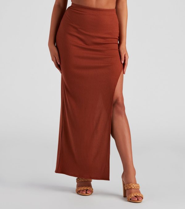 So Stunning Asymmetrical Maxi Skirt - Image 2