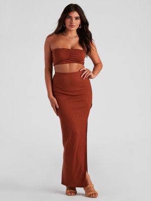 So Stunning Asymmetrical Maxi Skirt