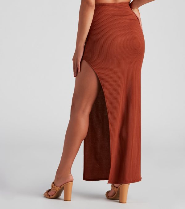 So Stunning Asymmetrical Maxi Skirt - Image 3
