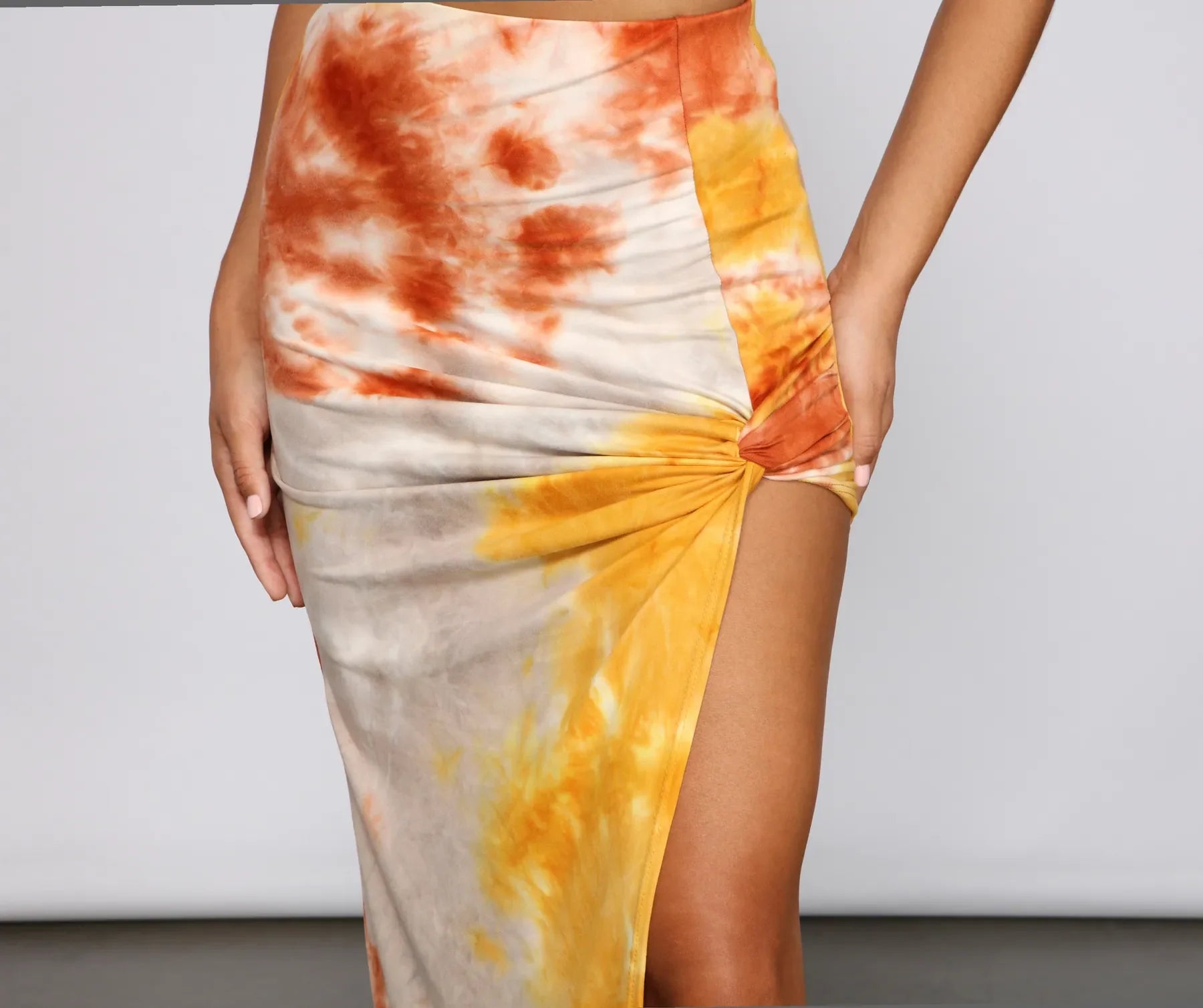 Golden Hour Tie-Dye Maxi Skirt - Image 11