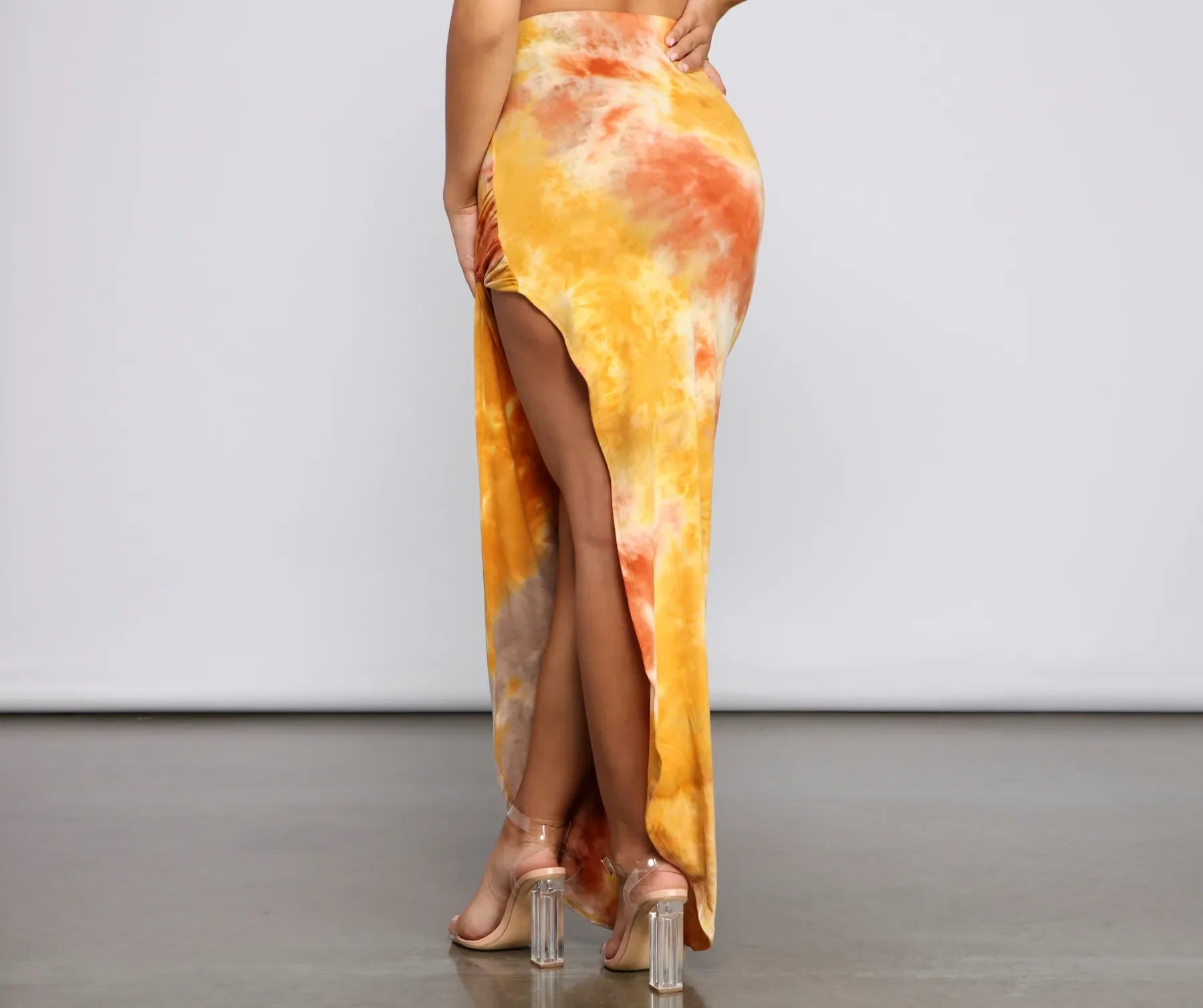 Golden Hour Tie-Dye Maxi Skirt - Image 12