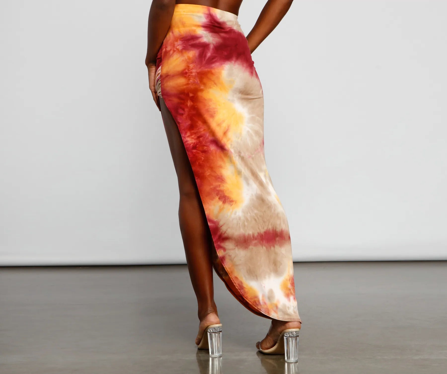 Golden Hour Tie-Dye Maxi Skirt - Image 2
