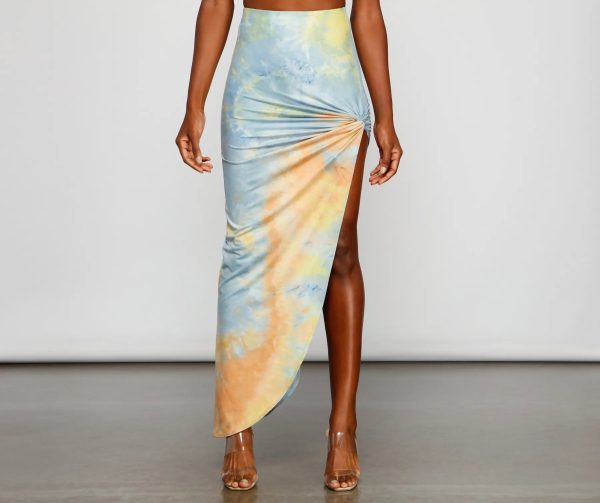 Golden Hour Tie-Dye Maxi Skirt - Image 14